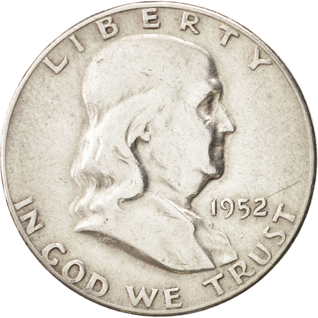 United States, Franklin Half Dollar, 1952, KM 199