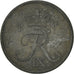 Coin, Denmark, Frederik IX, Ore, 1966, Copenhagen, EF(40-45), Zinc, KM:839.2