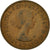 Moneta, Wielka Brytania, Elizabeth II, Penny, 1962, EF(40-45), Bronze, KM:897