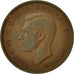 Coin, Great Britain, George VI, Penny, 1947, EF(40-45), Bronze, KM:845