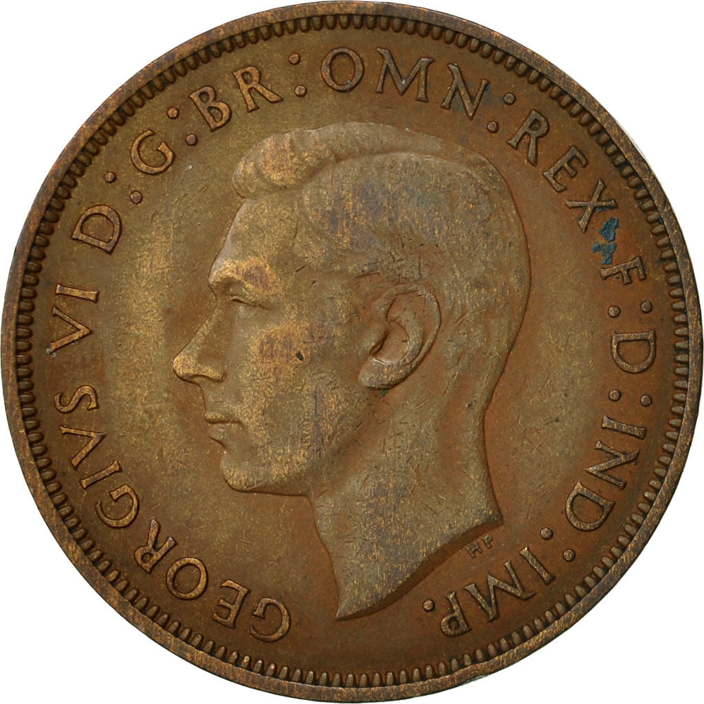 Coin, Great Britain, George VI, Penny, 1940, EF(40-45), Bronze, KM:845