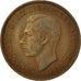 Coin, Great Britain, George VI, Penny, 1940, EF(40-45), Bronze, KM:845