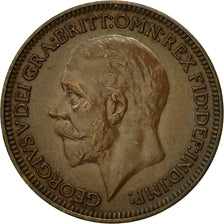 Coin, Great Britain, George V, Farthing, 1936, AU(55-58), Bronze, KM:825