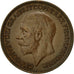 Coin, Great Britain, George V, Farthing, 1936, AU(55-58), Bronze, KM:825