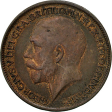 Münze, Großbritannien, George V, Farthing, 1912, VZ, Bronze, KM:808.1