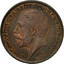 Coin, Great Britain, George V, Farthing, 1912, AU(55-58), Bronze, KM:808.1