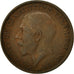 Coin, Great Britain, George V, 1/2 Penny, 1921, VF(20-25), Bronze, KM:809