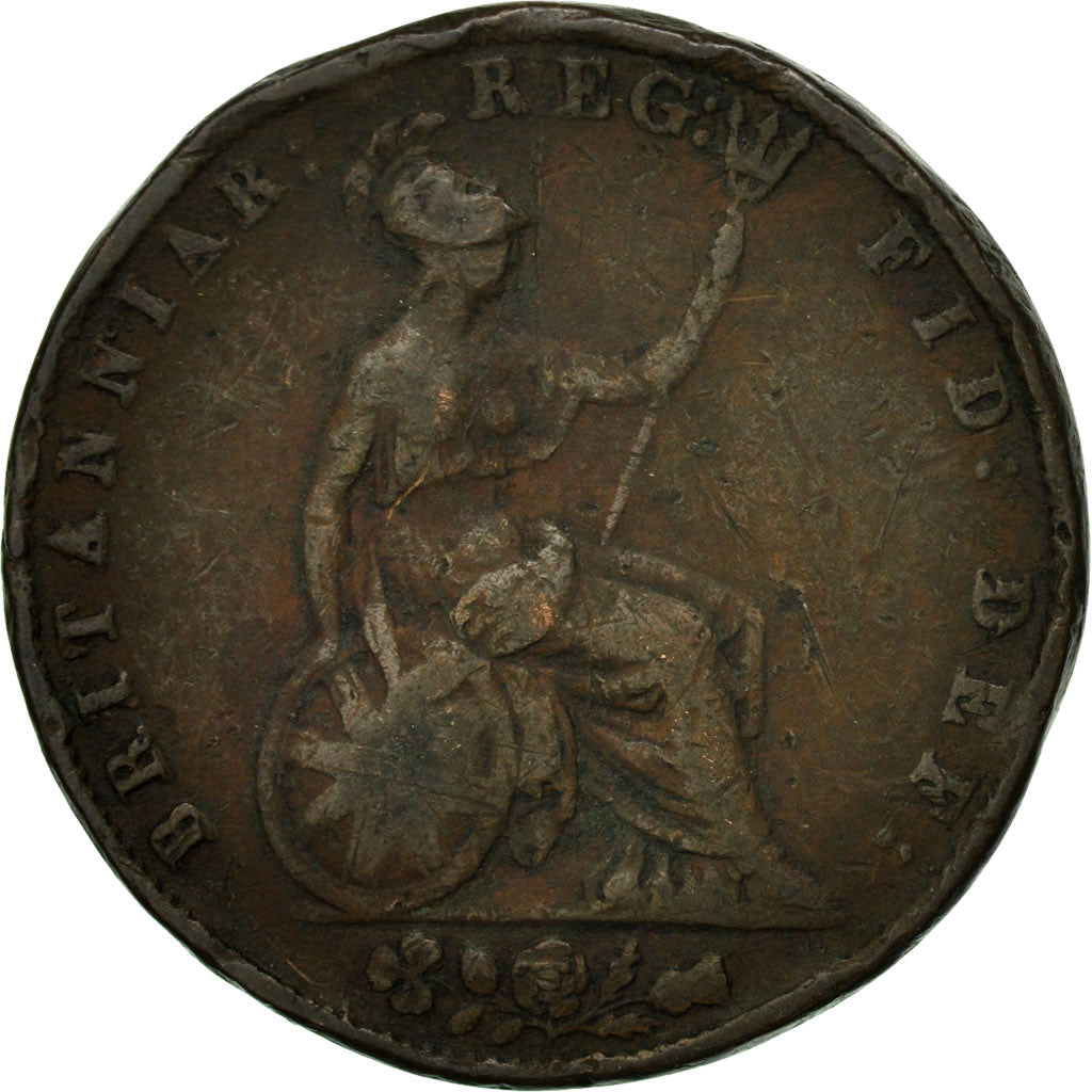 Great Britain, Victoria, 1/2 Penny, 1856, VF(20-25), Copper, KM:726