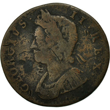 Great Britain, George II, 1/2 Penny, 1729, VF(20-25), Copper, KM:566