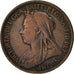 Great Britain, Victoria, 1/2 Penny, 1896, VF(30-35), Bronze, KM:789