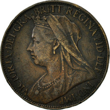 Great Britain, Victoria, Farthing, 1895, VF(30-35), Bronze, KM:753