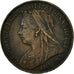Great Britain, Victoria, Farthing, 1895, VF(30-35), Bronze, KM:753