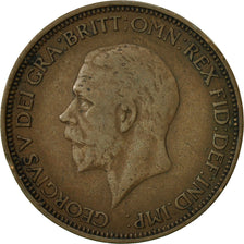 Coin, Great Britain, George V, 1/2 Penny, 1932, EF(40-45), Bronze, KM:837