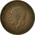 Coin, Great Britain, George V, 1/2 Penny, 1932, EF(40-45), Bronze, KM:837