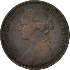 Great Britain, Victoria, 1/2 Penny, 1874, EF(40-45), Bronze, KM:748.2