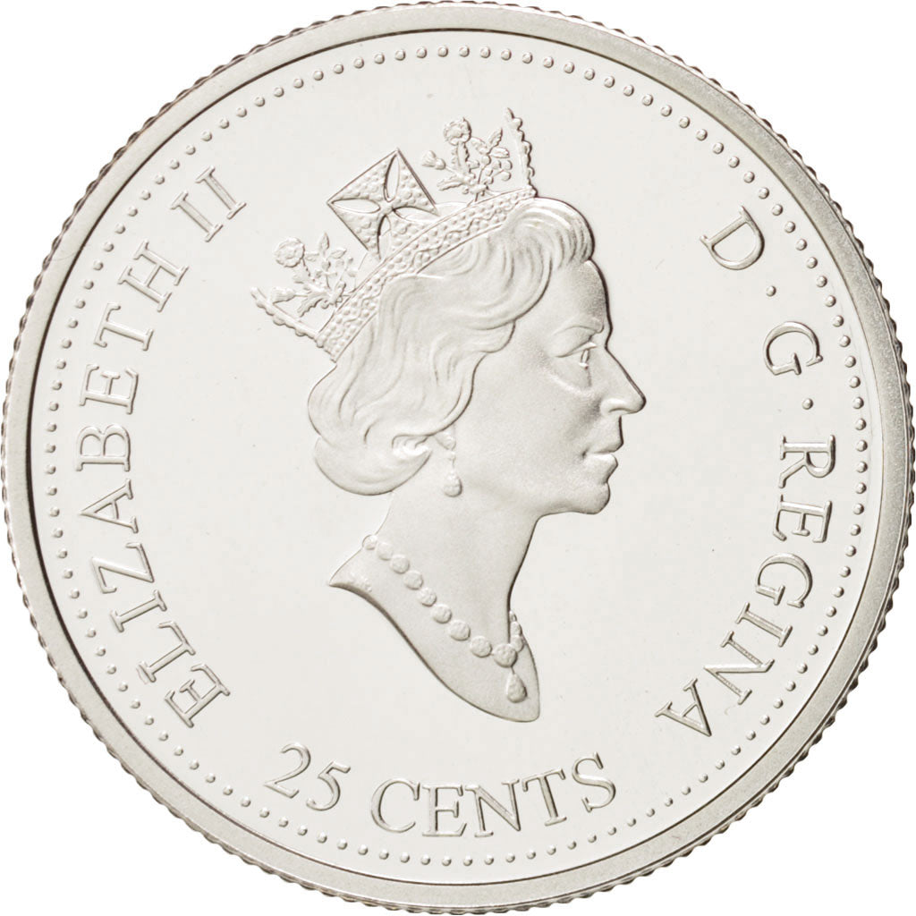 Canada, Elizabeth II, 25 Cents, 2000, Community, Ottawa, PROOF, KM 376a