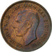 Münze, Großbritannien, George VI, Farthing, 1946, SS, Bronze, KM:843