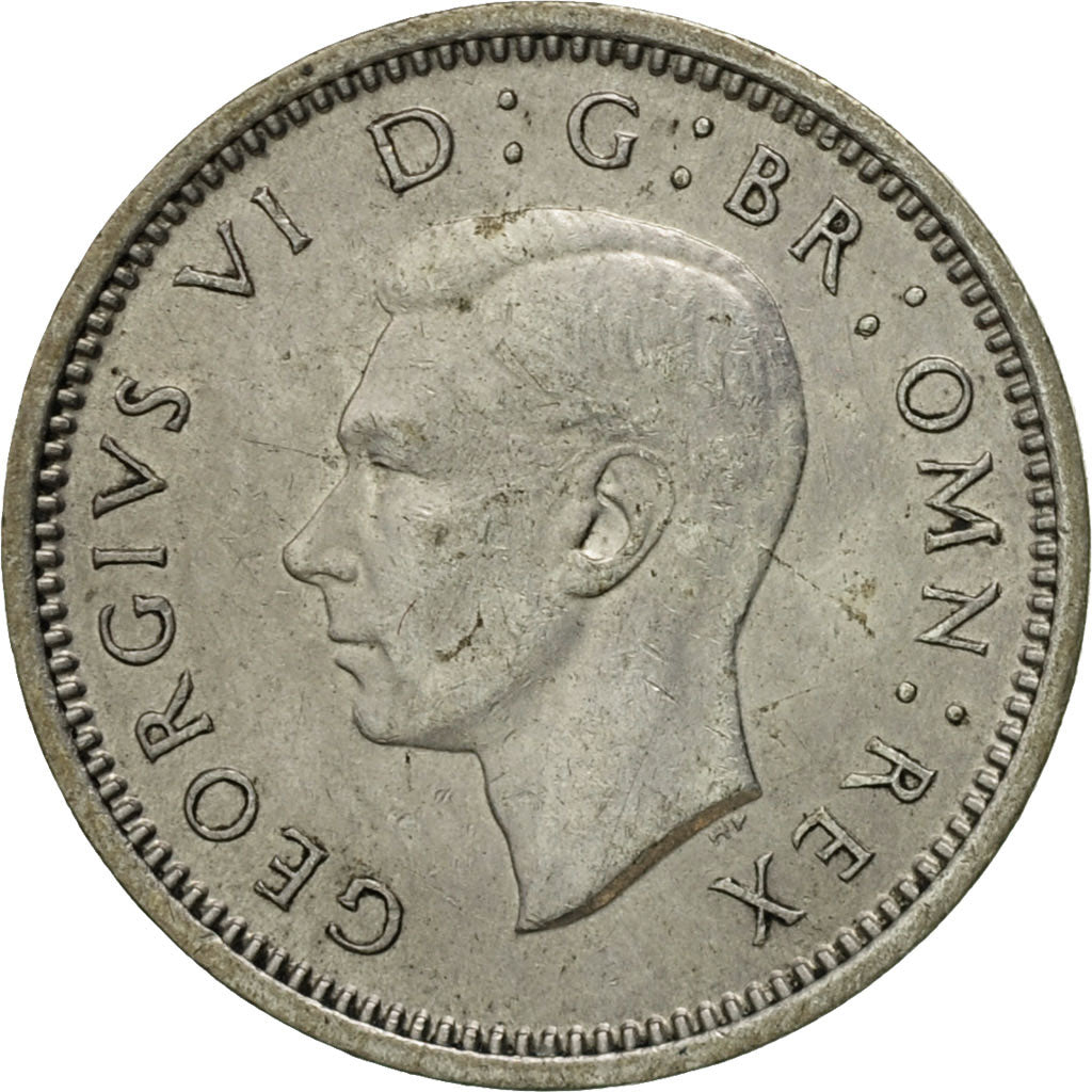 Coin, Great Britain, George VI, 3 Pence, 1939, EF(40-45), Nickel-brass, KM:849
