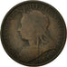 Great Britain, Victoria, 1/2 Penny, 1900, EF(40-45), Bronze, KM:789