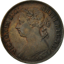 Great Britain, Victoria, Farthing, 1888, EF(40-45), Bronze, KM:753