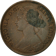Great Britain, Victoria, Farthing, 1868, EF(40-45), Bronze, KM:747.2