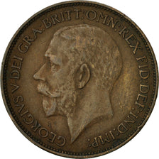 Great Britain, George V, 1/2 Penny, 1925, EF(40-45), Bronze, KM:809