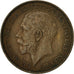 Great Britain, George V, 1/2 Penny, 1925, EF(40-45), Bronze, KM:809