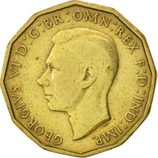 Great Britain, George VI, 3 Pence, 1939, EF(40-45), Nickel-brass, KM:849