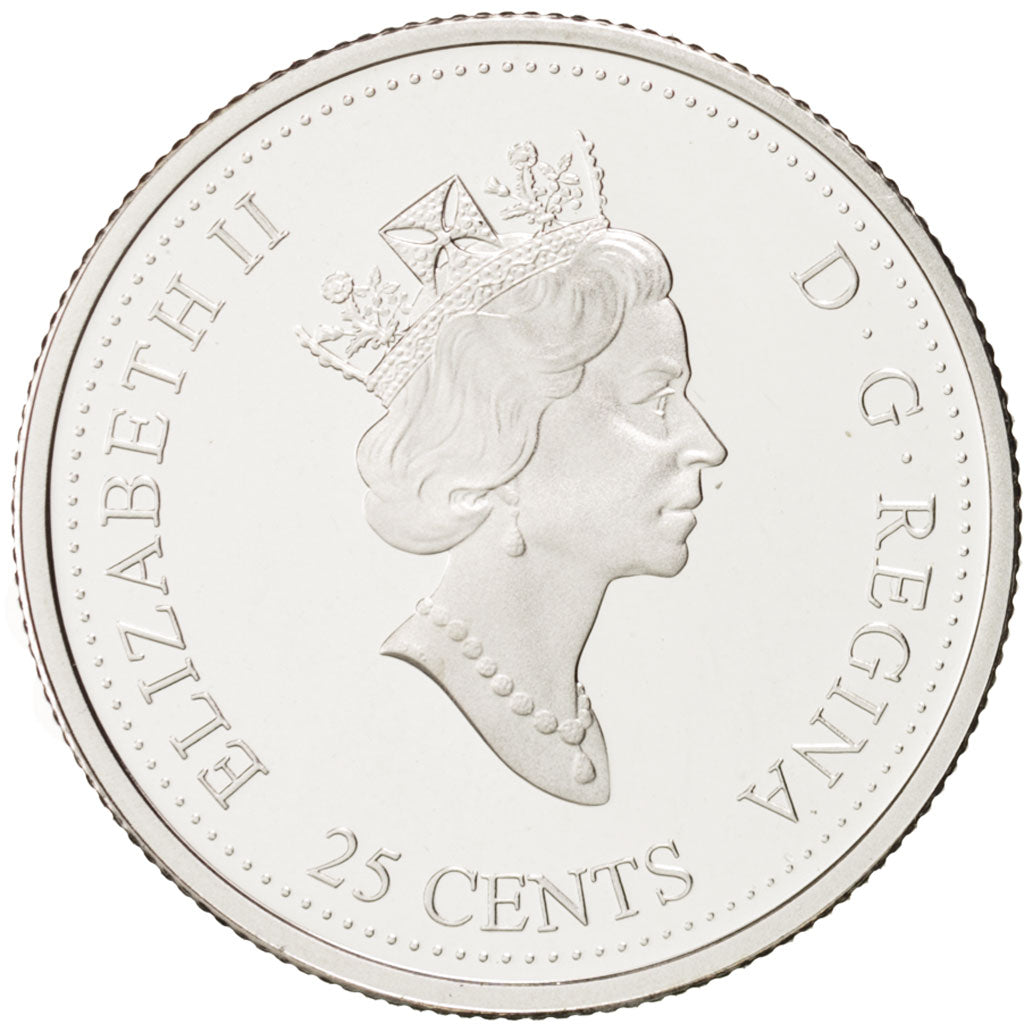 Canada, Elizabeth II, 25 Cents, 2000, Ingenuity, Ottawa, PROOF, KM 380a