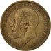 Coin, Great Britain, George V, 1/2 Penny, 1920, VF(20-25), Bronze, KM:809