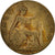 Monnaie, Grande-Bretagne, George V, 1/2 Penny, 1920, TB, Bronze, KM:809