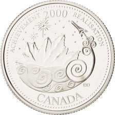 Coin, Canada, Elizabeth II, 25 Cents, 2000, Royal Canadian Mint, Ottawa