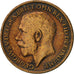 Coin, Great Britain, George V, Farthing, 1918, VF(30-35), Bronze, KM:808.1