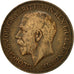 Coin, Great Britain, George V, Farthing, 1922, VF(30-35), Bronze, KM:808.2