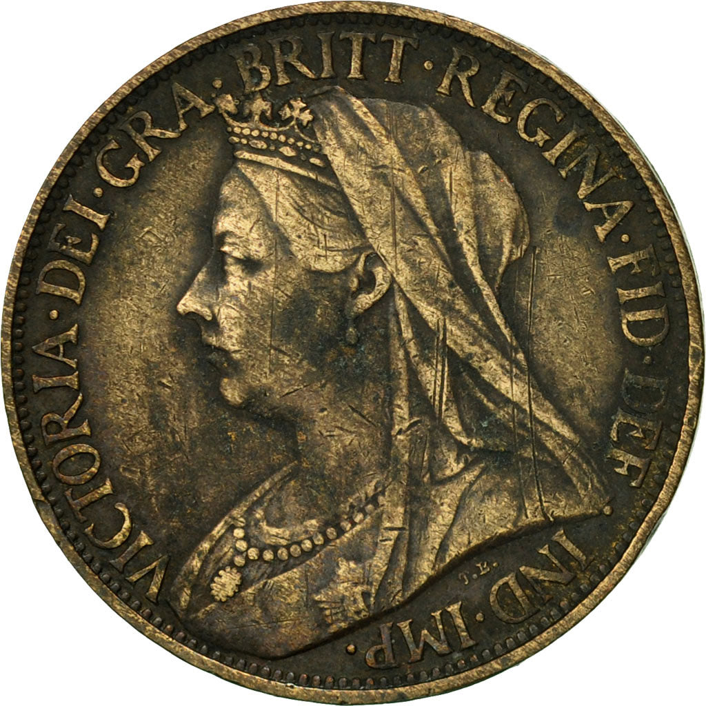 Great Britain, Victoria, Farthing, 1896, EF(40-45), Bronze, KM:788.1
