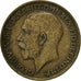 Moneda, Gran Bretaña, George V, Farthing, 1914, MBC, Bronce, KM:808.1