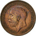Coin, Great Britain, George V, Farthing, 1927, EF(40-45), Bronze, KM:825