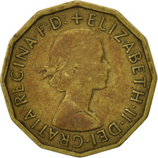 Coin, Great Britain, Elizabeth II, 3 Pence, 1961, EF(40-45), Nickel-brass