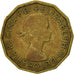 Coin, Great Britain, Elizabeth II, 3 Pence, 1961, EF(40-45), Nickel-brass