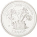 Canada, Elizabeth II, 25 Cents, 2000, Celebration, Ottawa, PROOF, KM 383a