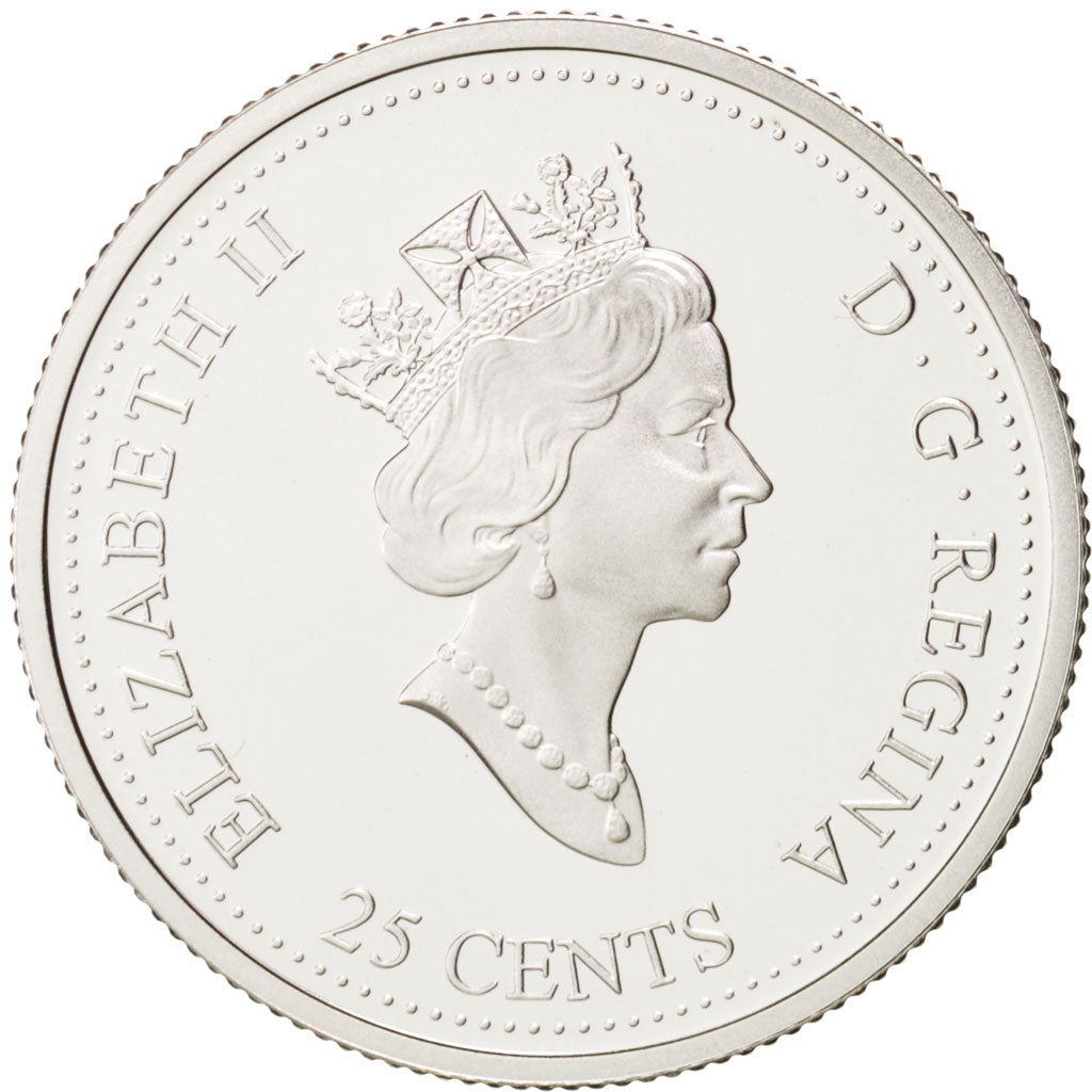 Canada, Elizabeth II, 25 Cents, 2000, Celebration, Ottawa, PROOF, KM 383a