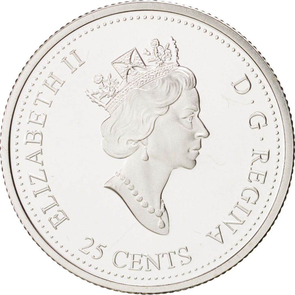 Canada, Elizabeth II, 25 Cents, 2000, Pride, Ottawa, PROOF, KM 384.2a