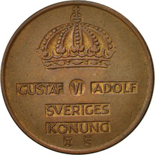 Monnaie, Suède, Gustaf VI, 5 Öre, 1956, TTB+, Bronze, KM:822