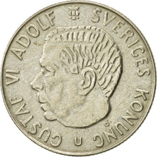 Coin, Sweden, Gustaf VI, Krona, 1964, AU(50-53), Silver, KM:826