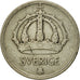 Coin, Sweden, Gustaf V, 25 Öre, 1949, AU(50-53), Silver, KM:816