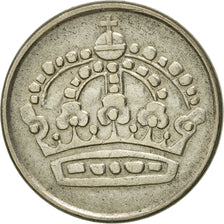 Coin, Sweden, Gustaf VI, 25 Öre, 1953, AU(50-53), Silver, KM:824