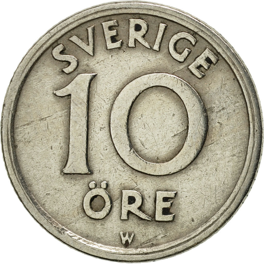 Monnaie, Suède, Gustaf V, 10 Öre, 1920, TTB+, Nickel-Bronze, KM:795
