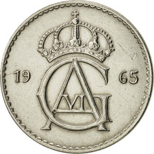 Sweden, Gustaf VI, 50 Öre, 1965, AU(55-58), Copper-nickel, KM:837