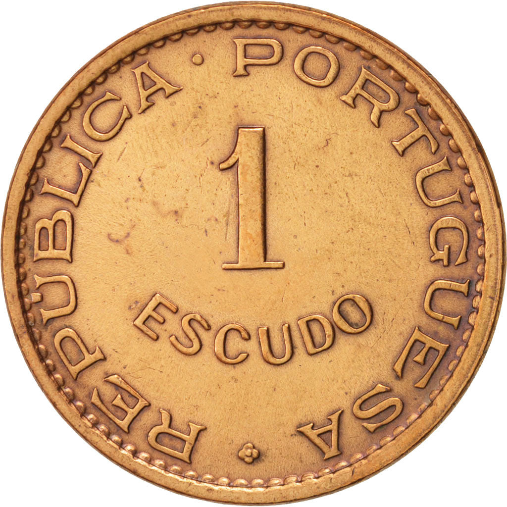 Mozambique, Escudo, 1974, Bronze, KM:82