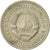 Coin, Yugoslavia, 2 Dinara, 1973, AU(50-53), Copper-Nickel-Zinc, KM:57